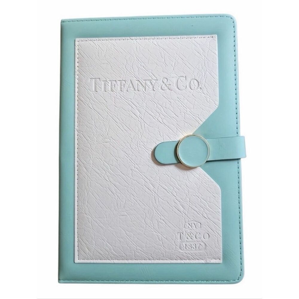 NWOT Tiffany & Co Signature Blue White Notebook